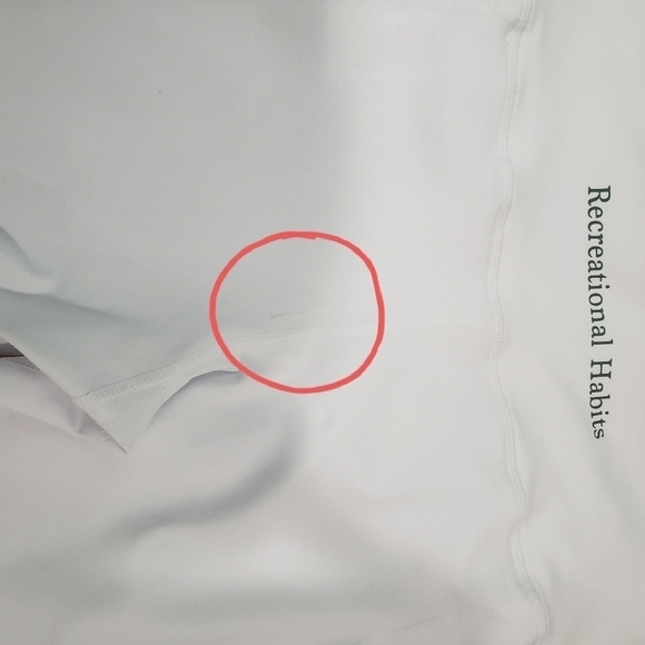 Recreational Habits White Mini Biker Shorts Size Medium - Picture 9 of 14